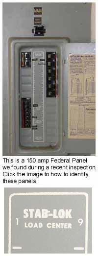 (FPE) Federal Pacific STAB-LOK Panel