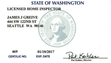 JJ Greive Licensed Home Inpector